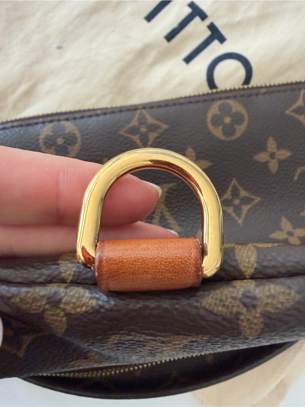 Louis Vuitton Monogram Belt Bag in Brown with Gold Hardware - Picture 13 of 17